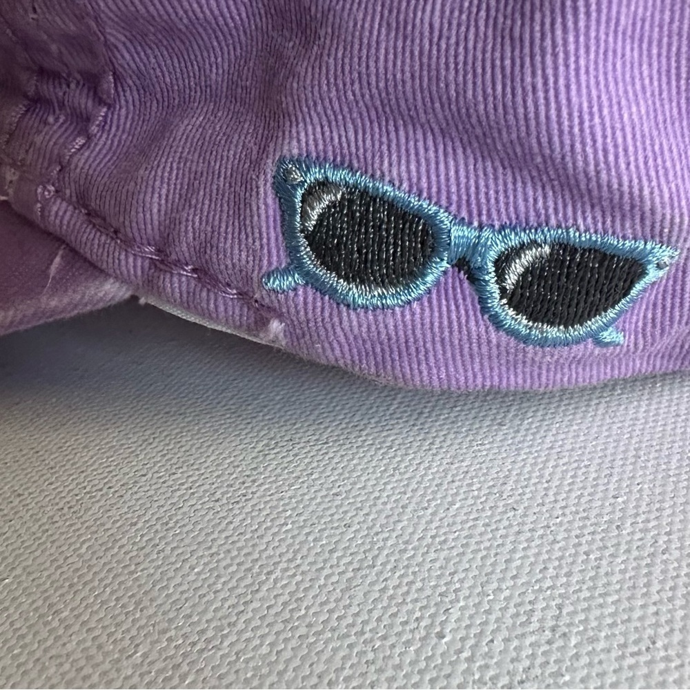 NWOT Wild Wear Embroidered “Beach Please” & “do not disturb” Lavender Purple Cap - Picture 6 of 9